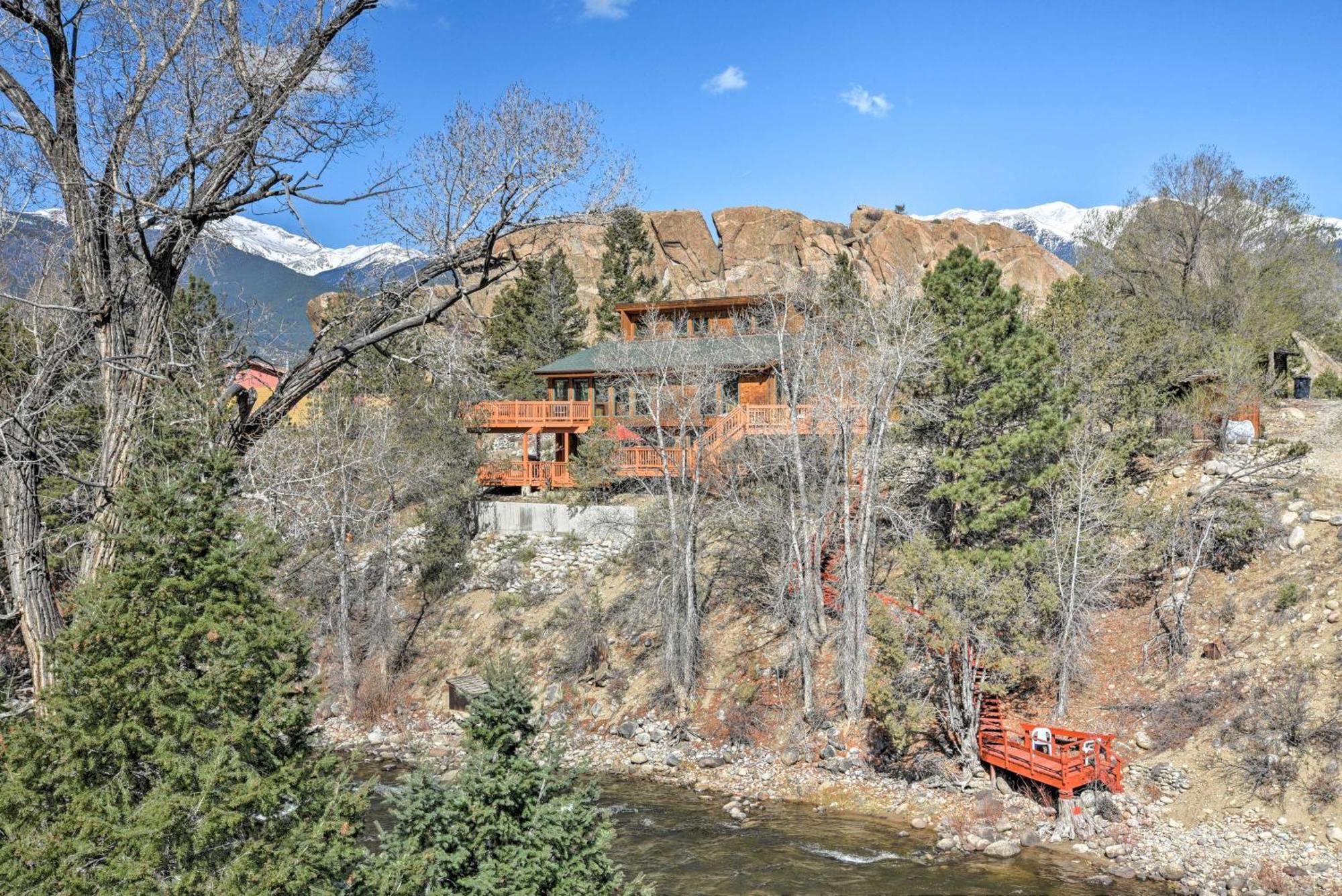 Buena Vista Retreat Steps To Arkansas River! Vila Exterior foto