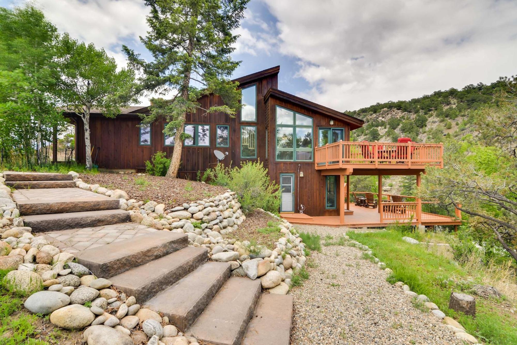 Buena Vista Retreat Steps To Arkansas River! Vila Exterior foto